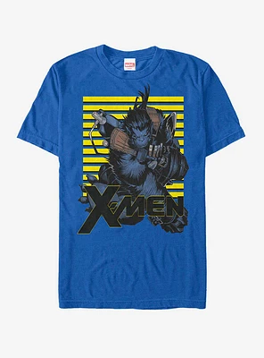Marvel X-Men Beast Stripes T-Shirt