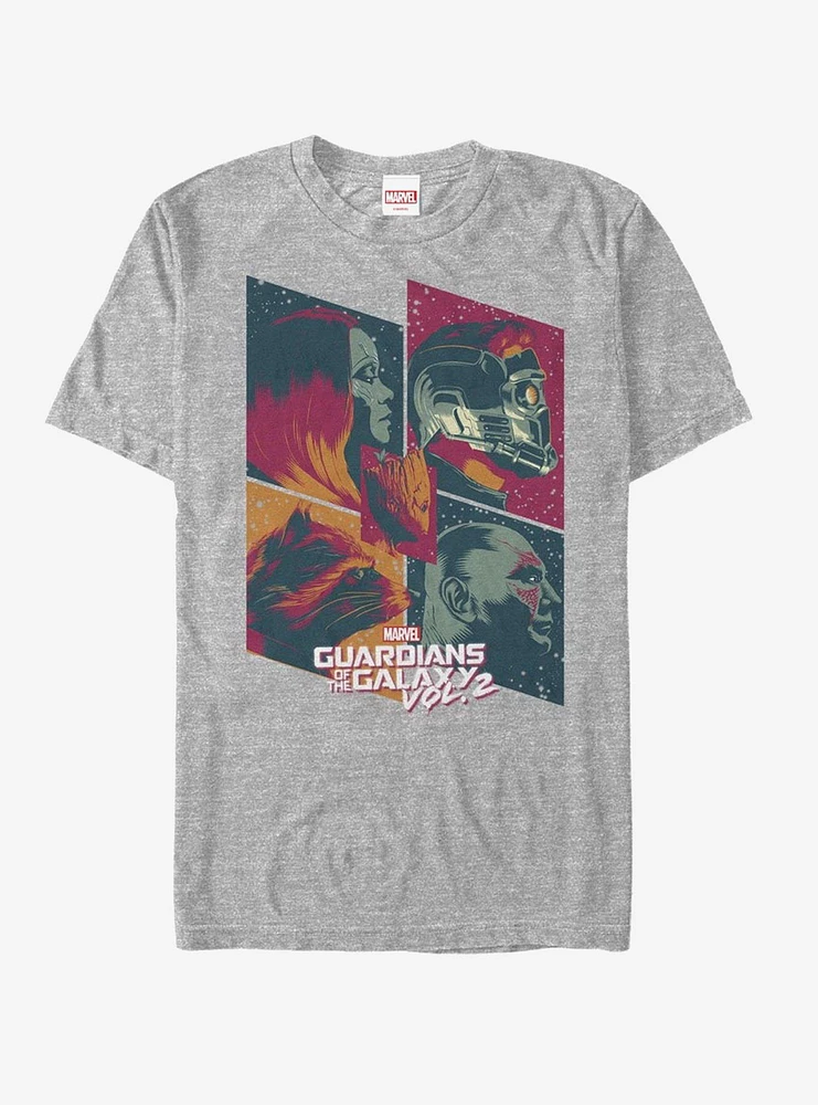 Marvel Guardians of Galaxy Vol. 2 Team Five  T-Shirt