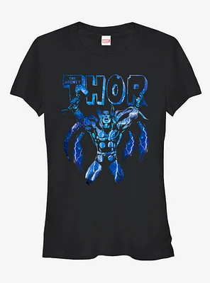 Marvel Mighty Thor Electric Current Girls T-Shirt