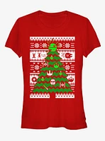 Star Wars Ugly Christmas Sweater Tree Girls T-Shirt