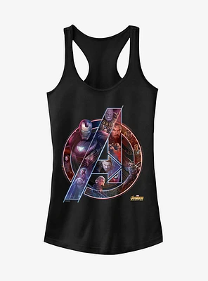Marvel Avengers: Infinity War Logo Girls Tank