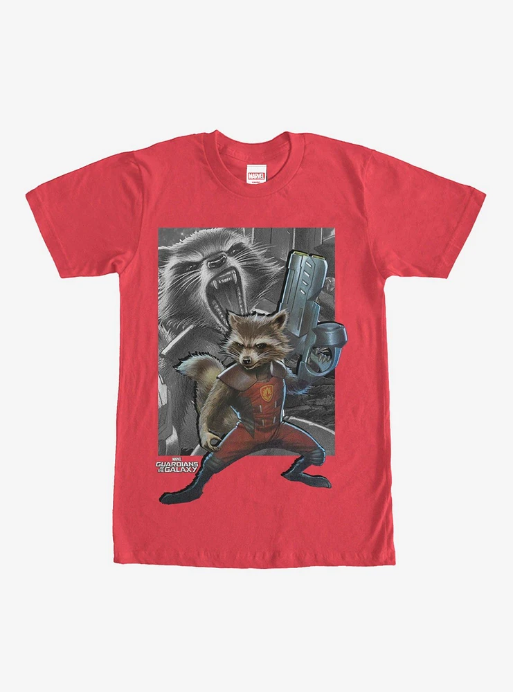 Marvel Guardians of the Galaxy Rocket Gun T-Shirt