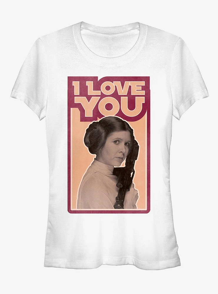 Star Wars Princess Leia Quote I Love You Girls T-Shirt