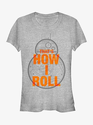 Star Wars BB-8 That's How I Roll Girls T-Shirt