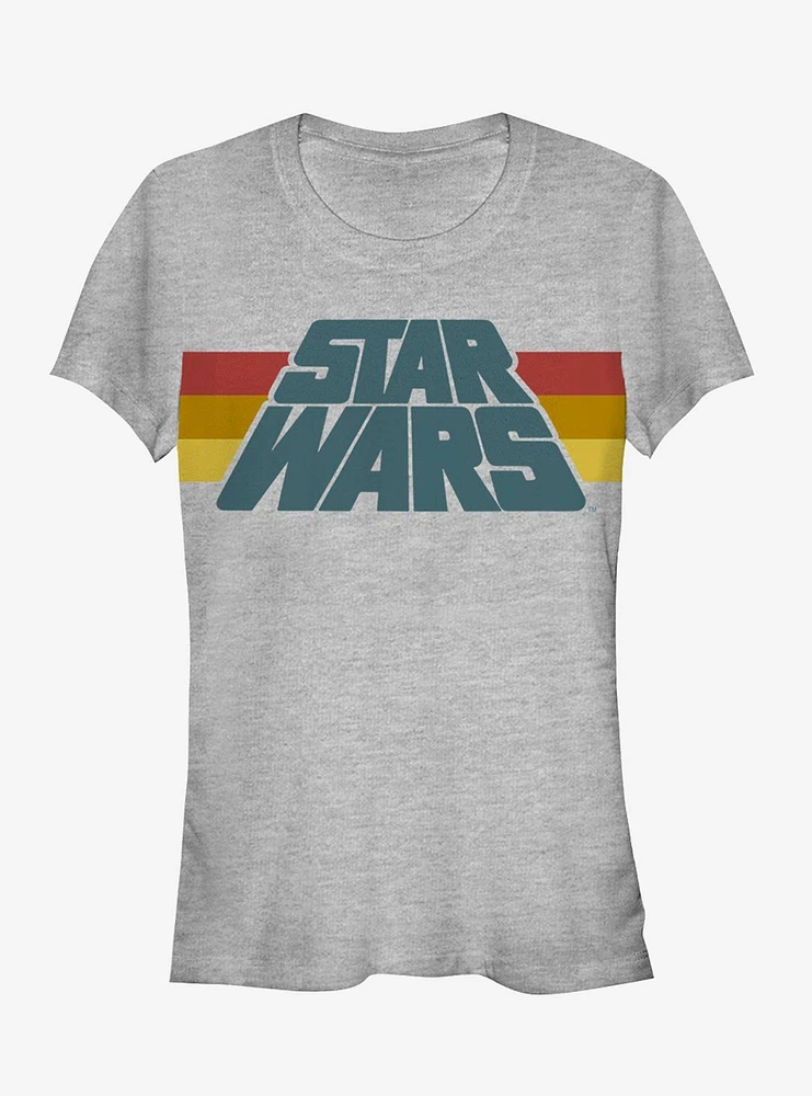 Star Wars Stripe Logo Girls T-Shirt