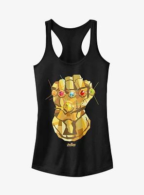 Marvel Avengers: Infinity War Geometric Gauntlet Girls T-Shirt