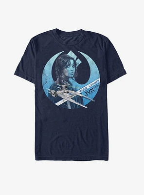 Star Wars Jyn Erso Rebel Crest T-Shirt