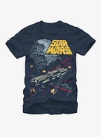 Star Wars Millennium Falcon Battle T-Shirt