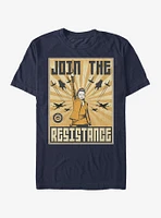 Star Wars Rey Resistance Propaganda Frame T-Shirt