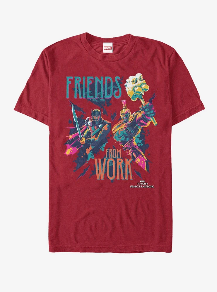 Marvel Thor: Ragnarok Friends Work T-Shirt