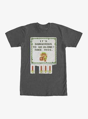 Nintendo Legend of Zelda Dangerous to go Alone T-Shirt