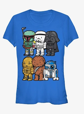 Star Wars Cartoon Characters Girls T-Shirt