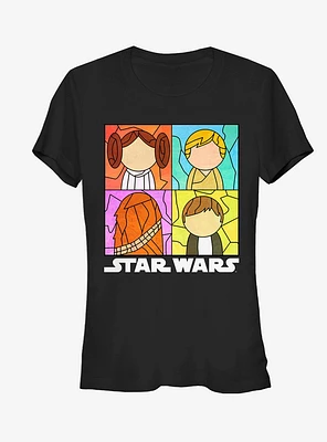 Star Wars Stained Glass Rebels Girls T-Shirt