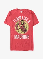 Marvel Iron Man Train Like a Machine T-Shirt