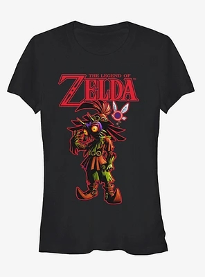 Nintendo Legend of Zelda Skull Kid's Mask Girls T-Shirt