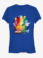 Disney Pixar Inside Out Riley's Emotions Circle Girls T-Shirt