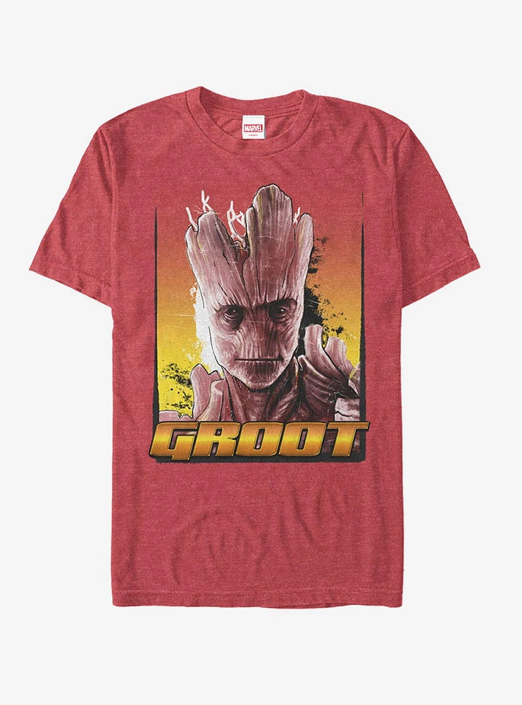 Marvel Guardians of the Galaxy Groot Stoic  T-Shirt