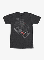 Nintendo Layered NES Controller T-Shirt