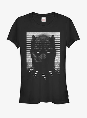 Marvel Black Panther Striped Profile Girls T-Shirt