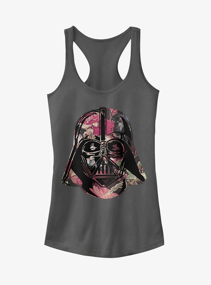 Star Wars Floral Print Vader Girls T-Shirt