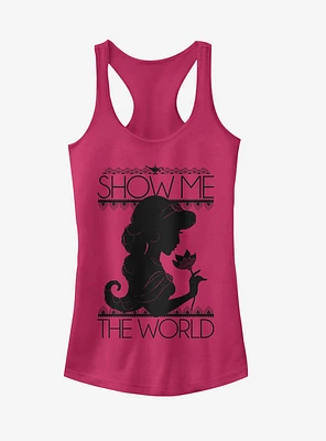 Disney Aladdin Jasmine Show Me The World Girls Tank Top