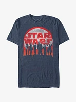 Star Wars Logo Character Splatter Print T-Shirt