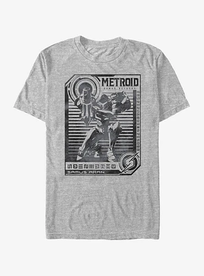 Nintendo Metroid Samus Aran Stripe T-Shirt