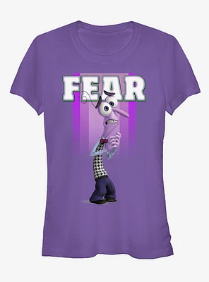 Disney Pixar Inside Out Fear Portrait Girls T-Shirt