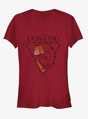 Lion King Simba Triangle Girls T-Shirt
