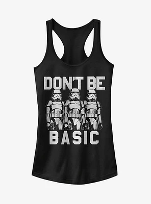 Star Wars Don't Be Basic Stormtroopers Girls Tank Top