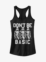 Star Wars Don't Be Basic Stormtroopers Girls Tank Top