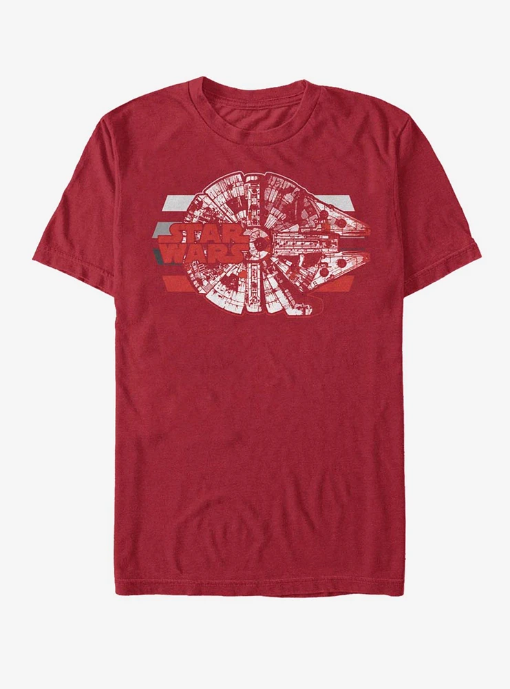 Star Wars Millennium Falcon Profile T-Shirt