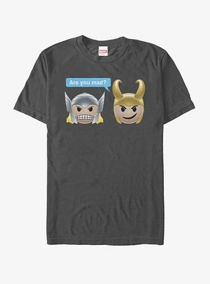 Marvel Thor Loki Mad Emoji T-Shirt