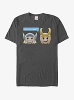 Marvel Thor Loki Mad Emoji T-Shirt