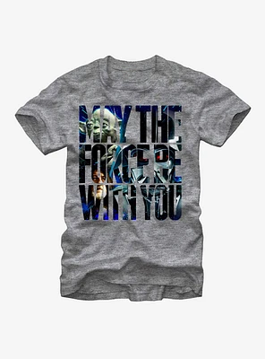 Star Wars Force Be With You Photos T-Shirt