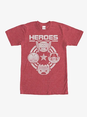Marvel Kawaii Avengers Heroes T-Shirt