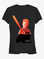 Star Wars Rey Speeder Silhouette Girls T-Shirt