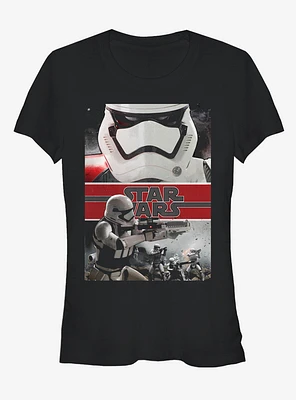 Star Wars Stormtroopers Push Forward Girls T-Shirt