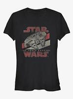 Star Wars Episode VII The Force Awakens Millennium Falcon Girls T-Shirt