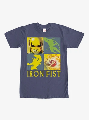 Marvel Iron Fist Four Square T-Shirt