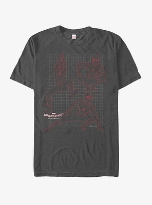 Marvel Spider-Man Homecoming Grid T-Shirt