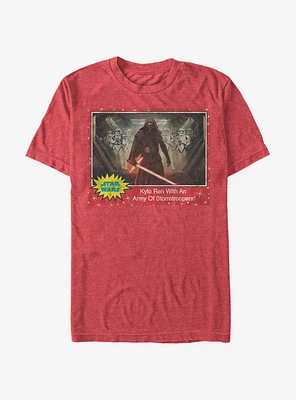 Star Wars Kylo Ren Stormtroopers Trading Card T-Shirt