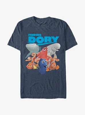 Disney Pixar Finding Dory Whole Gang T-Shirt