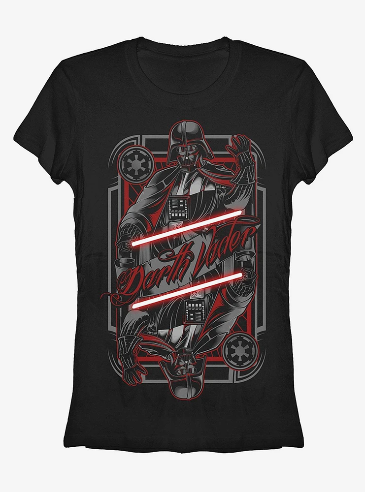 Star Wars Darth Vader Lightsaber Duo Girls T-Shirt