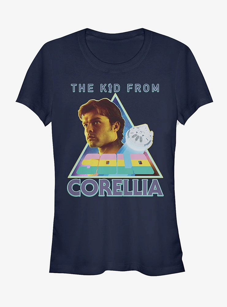 Star Wars Kid from Corellia Triangle Girls T-Shirt