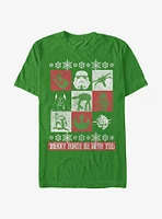 Star Wars Christmas Panels T-Shirt