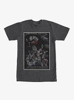 Star Wars Episode VII The Force Awakens Character Poster T-Shirt