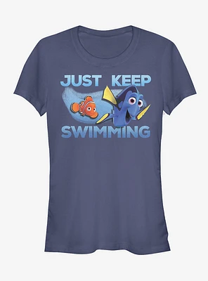 Disney Pixar Finding Dory Just Keep Swimming Current Girls T-Shirt