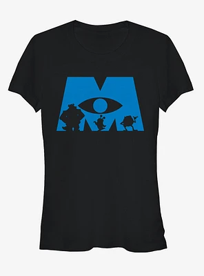 Monsters Inc. Logo Silhouette Girls T-Shirt