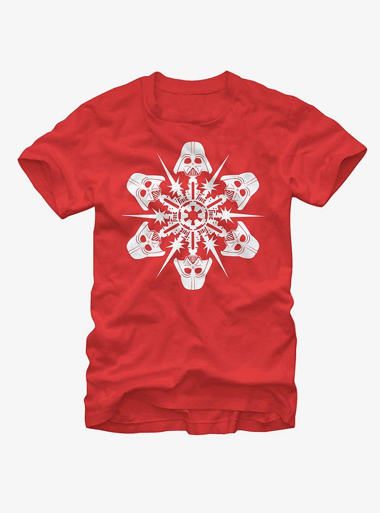 Star Wars Darth Vader Christmas Snowflake T-Shirt